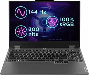 Herný notebook Lenovo LOQ 15IRX9 - i5-13450HX - RTX 4060 8G - 1