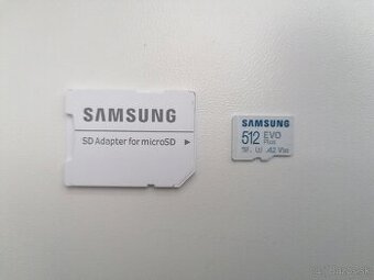 Micro SD karta Samsung 512gb EVO Plus