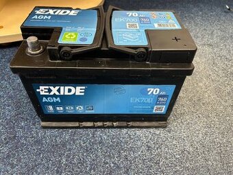 Exide AGM 12V 70Ah 760A EK700