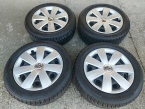 5x112R16 disky VW-ŠKODA-SEAT-205/55R16 zimne pneumatiky - 1