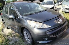 predám MOTOR 8FS PEUGEOT 207 SW 1.4 2007 DVERE, KAPOTA, NÁRA