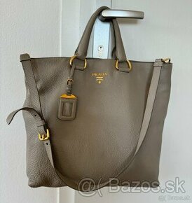 Kabelka PRADA Vitello Grey Shopping Tote