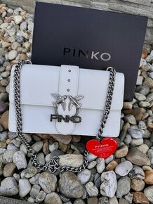 Crossbody kabelka Pinko biela