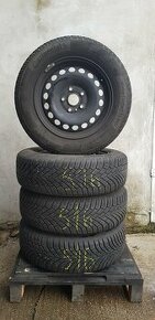 Plechove disky 5x112 r15 a zimne pneu 195/65 r15