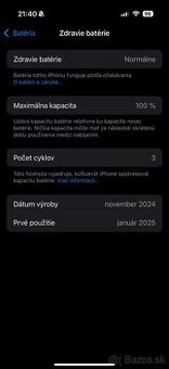 iPhone 16 Pro, 256GB Čierny titán