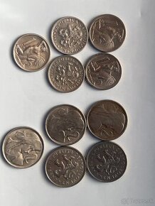 1 koruna a2 koruna ČSR 1946 a 1947, 8  spolu 10€