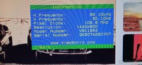 Predam monitor ViewSonic VA1903wb VGA