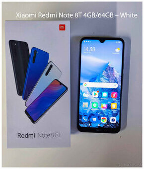 Xiaomi Redmi Note 8T 4GB/64GB White - 1