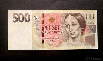 500 korun 2009 , velice vzacna serie I 16 ve stavu aUNC 