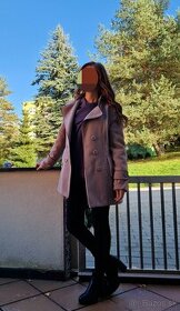 Dámsky hnedý kabát - 1