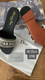 Dior šľapky 39-25cm - 1