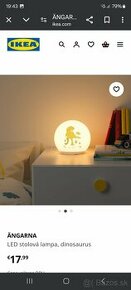 Ikea Lampa detská ÄNGARNA