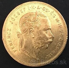 8 Zlatník/20 Frank 1874 KB FJI - 1