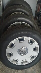 Predam kolesa Audi sada 4ks R17 245×55 Pirelli roztec5×112