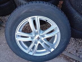 hlíníkové alu "škoda/VW" 5x112 16" pneu 215/60 r16 NEJAZDENA