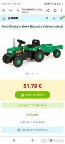 Predám Decký šlapaci traktor