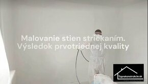 Airless striekacie-maliarske prace /Rekonštrukcie bytov