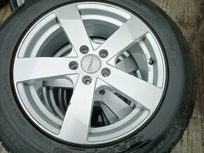 elektróny R17 5x108 Semperit  215/65R17 zimné - 1