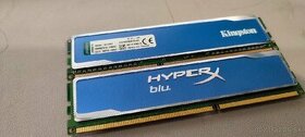 Kingstone hyperx blu 2x 2 gb s chladicom DDR3