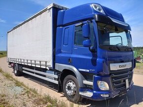 DAF CF 320 FA Euro 6  - 18t - 21 Europalet - Čelo - Lůžko