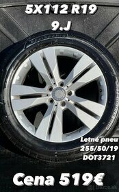 Mercedes disky s pneu 5x112 R19