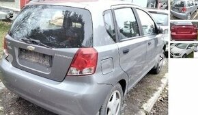 CHEVROLET AVEO 1.2 2006 predám DVERE, ZADNÝ NÁRAZNÍK a iné d