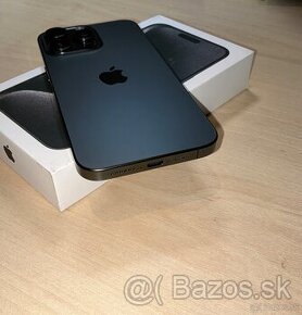 Predam iPhone 15 Pro Max 256 GB čierny titán