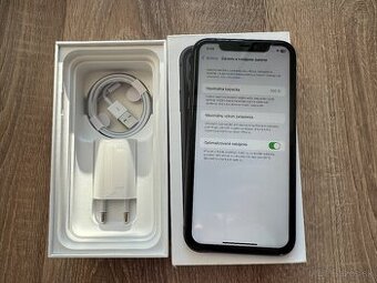 Apple iPhone 11 128gb black 100% zdravie bez skrabanceka