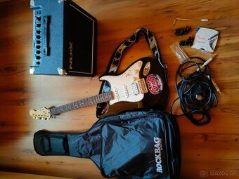 Predám gitaru Fender Squier + combo Nux