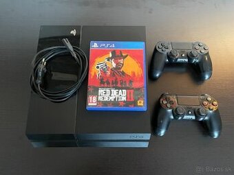 SONY PlayStation 4 (500GB) + 2 ovládače