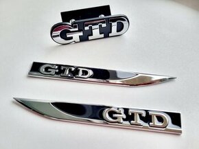 Napis znak logo GTD GTI napis na blatníky - 1