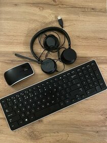 Dell set klavesnica + mys + headset