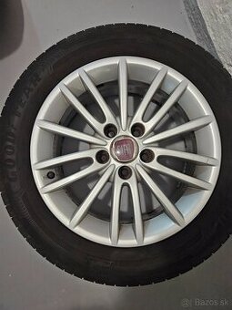 Elektrony Fiat na letnych pneu 205/55 R16 6,5J 5x110