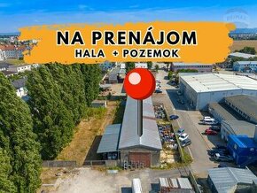 Na prenájom hala + pozemok - 1