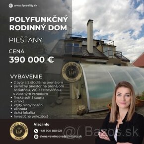 Polyfunkčný rodinný dom na predaj v Piešťanoch - 1