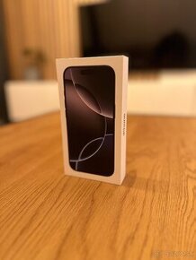 iPhone 16 Pro 128 gb Black Titanium - nerozbalený, záruka