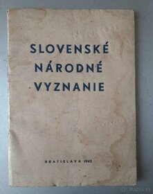 Slovenský štat-Slovenské narodné vyznanie...