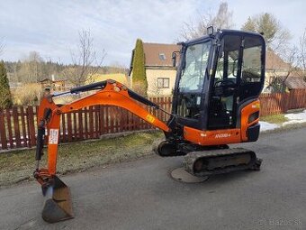 Minibagr Kubota KX016-4, rok 2019, 1600mth, roztah. pasy