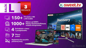 Predam Sweet tv voucher na 3 -6 mesiacov