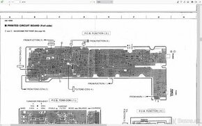Yamaha AX 1090 náhradná P.C.B. doska function 3