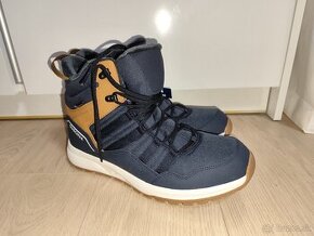 Zimne hrejive topanky Quechua SH100 x-warm mid m dark blue