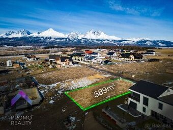 Stavebný pozemok s výhľadom na Vysoké Tatry, Mlynica