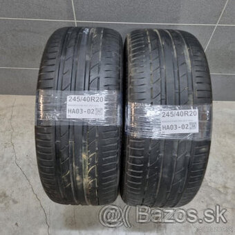 Letné pneumatiky 245/40 R20 BRIDGESTONE DOT3419