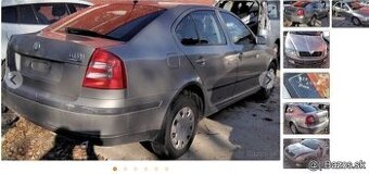 ŠKODA OCTAVIA II 1.9 TDI 2007 predám PIATE DVERE, ZADNÝ NÁRA