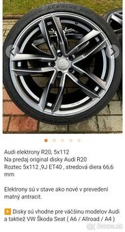 Elektróny Audi 5x112 r20