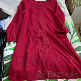 Červené elegantné šaty