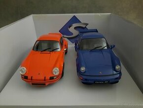 Porsche 911 RSR + 964 RS 1:18