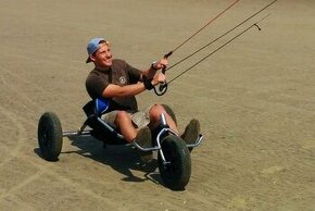 Peter Lynn Kites, kiteboard na vodu a kite buggy