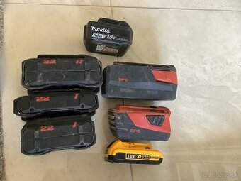 predám originálne baterie MAKITA,HILTI,DEWALT