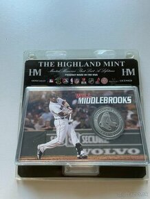 Boston Red Sox mince z limitované edice - Will Middlebrooks - 1